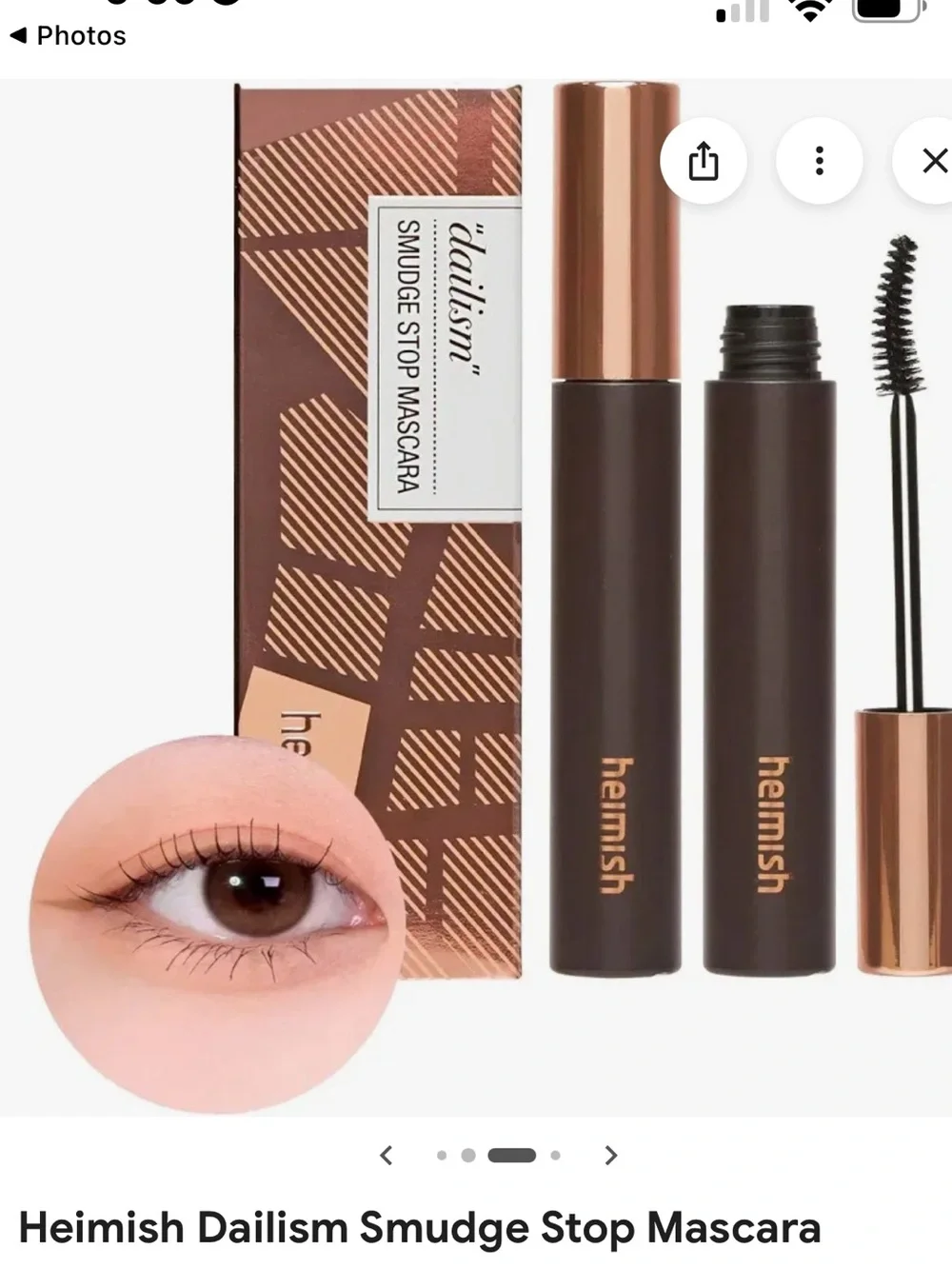 Heimish Dailism Smudge Stop Mascara Black